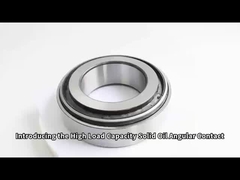 Angular Contact Ball Bearings Solid Oil Bearings for Pumps / Compressors / Electric Motors