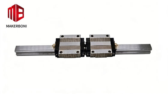 124668 OEM-Specification Prismatic Rail with Dual Slide Block Configuration for Lectra MPH9 Cutter | Hardened Alloy Steel Linear Guide